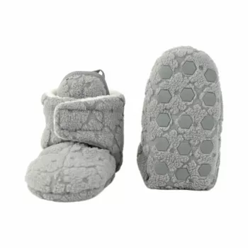 Lodger Slipper Folklore Fleece zapatillas de casa para bebé, Drizzle, 12-18 meses