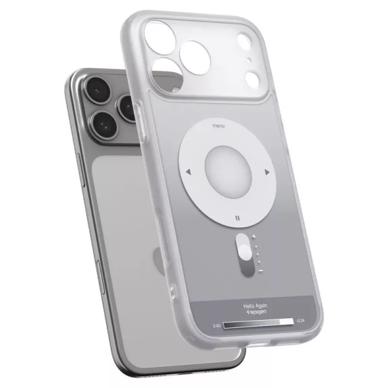 Spigen Ultra Hybrid Mag MagSafe funda para iPhone 17 Pro / 18 Pro - plata
