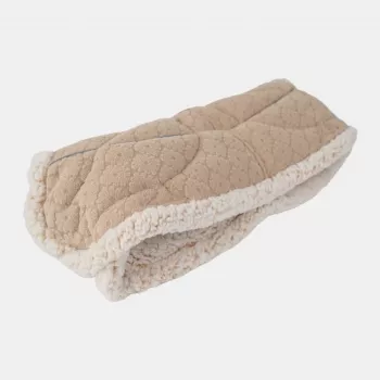 Lodger Warmer Folklore manoplas de forro polar para carrito de bebé, beige