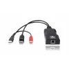 ADDER ALIF101T-DP transmisor extensor KVM DisplayPort sobre Cat5e/6/7 - 2560x1600, USB 2.0, audio, aluminio negro