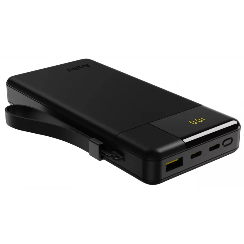 Aqiila Powerbird B20 batería externa 20000 mAh 20W PD y QC negra AQPBPBIB20BBK959
