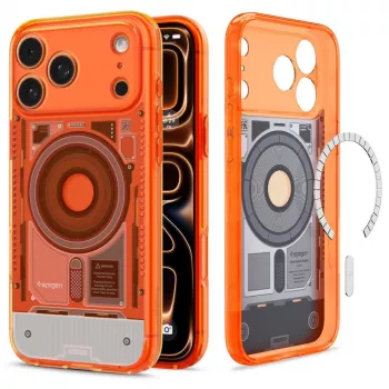 Spigen Ultra Hybrid Mag C1 funda para iPhone 17 Pro Max / 18 Pro Max – mandarina