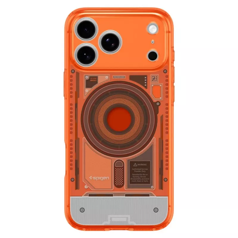 Spigen Ultra Hybrid Mag C1 funda para iPhone 17 Pro Max / 18 Pro Max – mandarina