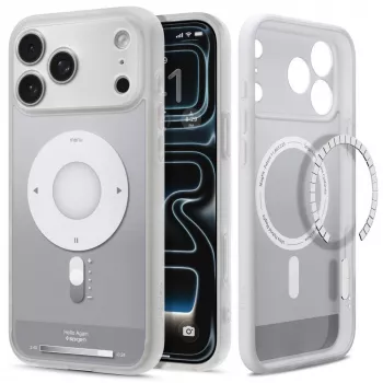 Spigen funda Ultra Hybrid MagSafe para iPhone 17 Pro Max / 18 Pro Max – Classic Silver