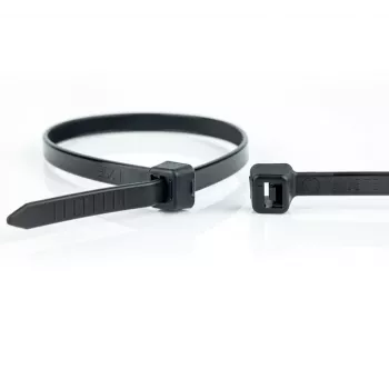 WKK 110256071 bridas 430 mm x 4,8 mm negras estabilizadas UV, 100 uds.