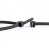 WKK 110256071 bridas 430 mm x 4,8 mm negras estabilizadas UV, 100 uds.