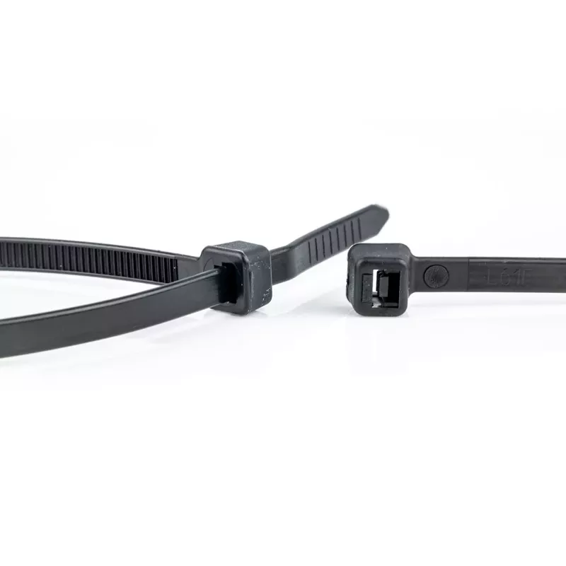 WKK 110256071 bridas 430 mm x 4,8 mm negras estabilizadas UV, 100 uds.