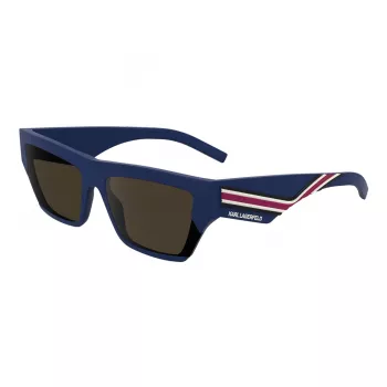 Karl Lagerfeld gafas de sol unisex KL6163S-401, montura negra, lentes grises, 59/17/145 mm