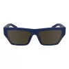 Karl Lagerfeld gafas de sol unisex KL6163S-401, montura negra, lentes grises, 59/17/145 mm