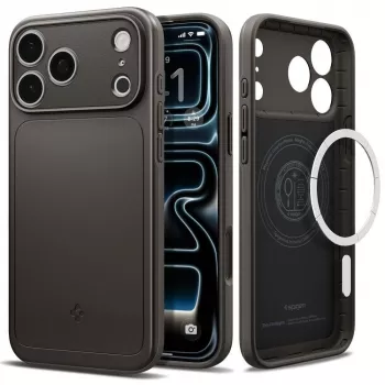 Spigen funda Thin Fit MagSafe para iPhone 17 Pro / 18 Pro – Gunmetal