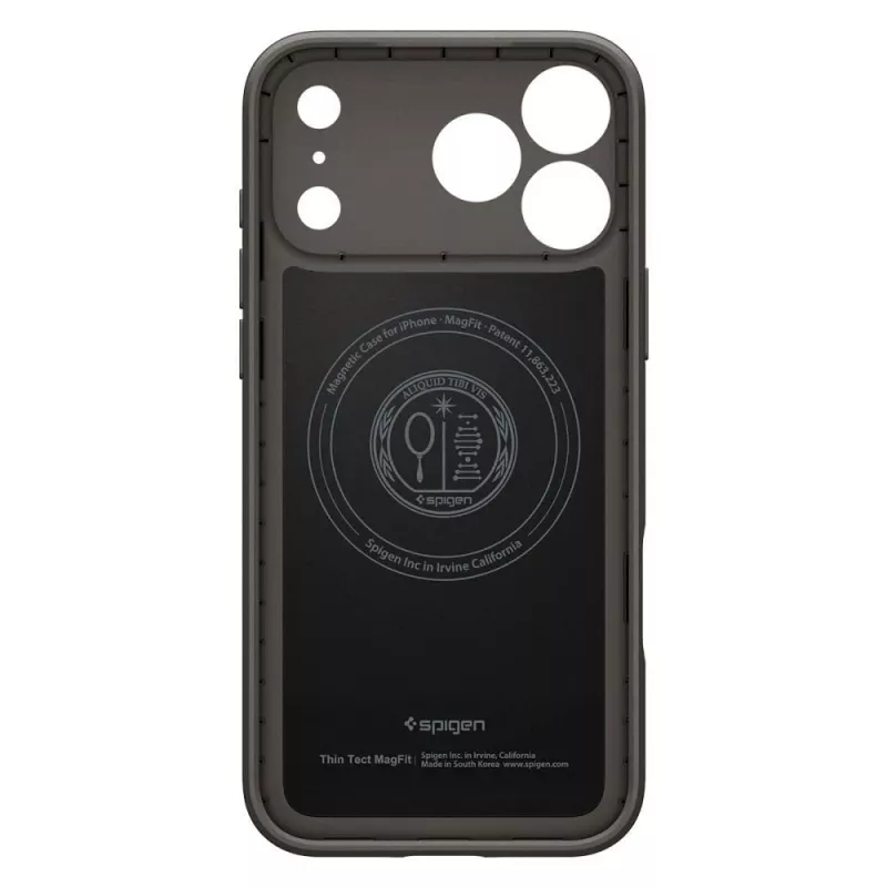 Spigen funda Thin Fit MagSafe para iPhone 17 Pro / 18 Pro – Gunmetal