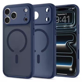 SPIGEN funda Ultra Hybrid MagSafe iPhone 17 Pro Max / 18 Pro Max Frost azul intenso