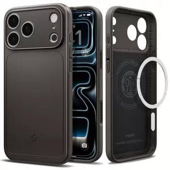 Spigen funda Thin Fit MagSafe para iPhone 17 Pro Max / 18 Pro Max - Gunmetal