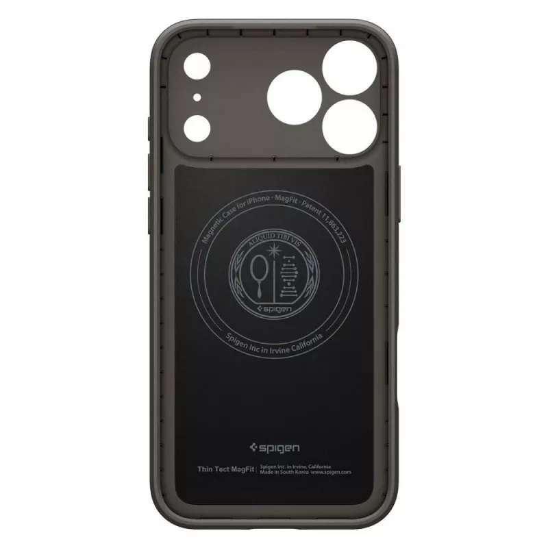 Spigen funda Thin Fit MagSafe para iPhone 17 Pro Max / 18 Pro Max - Gunmetal