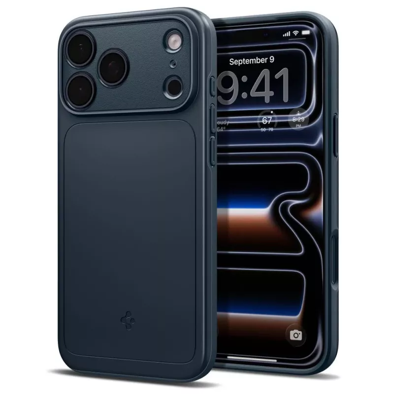 Spigen funda Thin Fit Mag MagSafe para iPhone 18 Pro Max / 17 Pro Max - gris