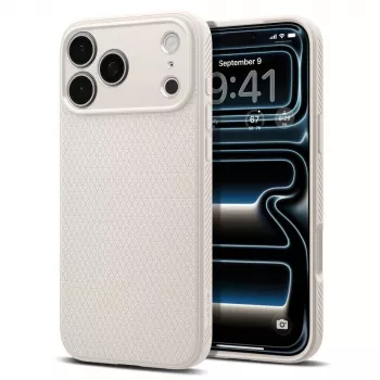 Spigen funda Liquid Air iPhone 17 Pro Max / 18 Pro Max Natural Titanium