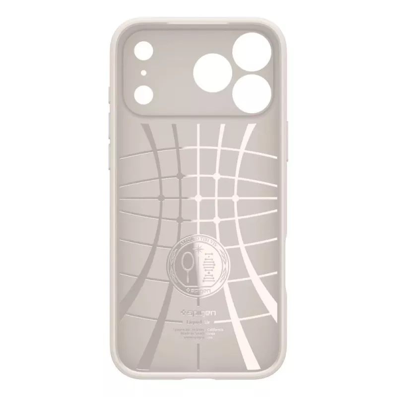 Spigen funda Liquid Air iPhone 17 Pro Max / 18 Pro Max Natural Titanium
