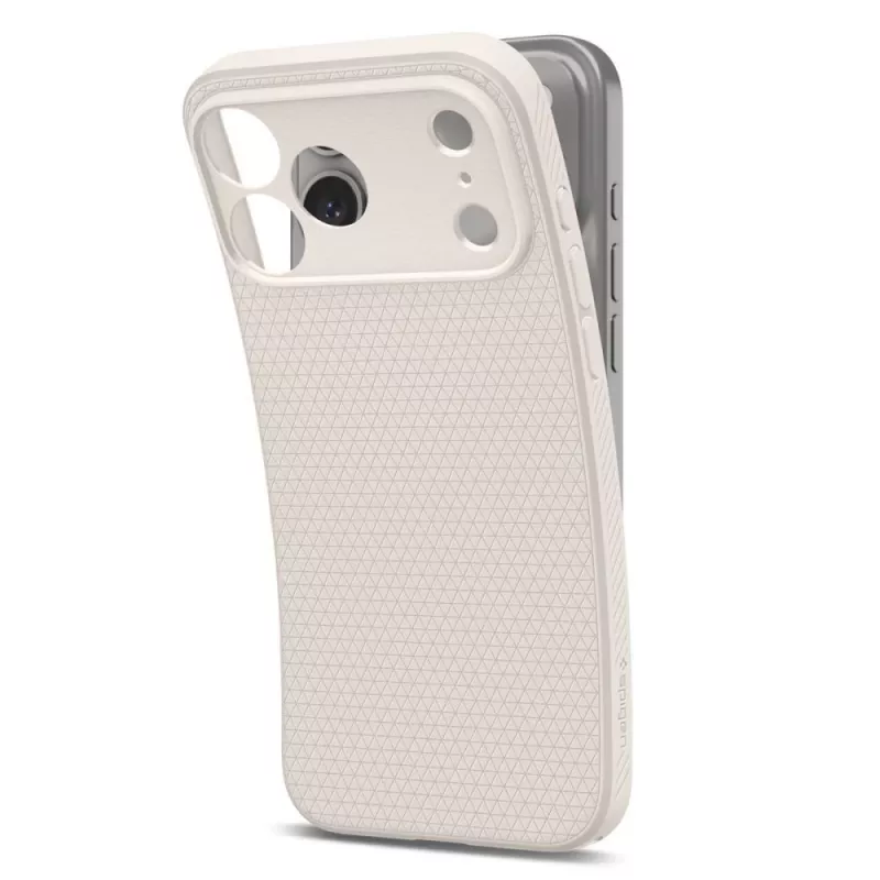 Spigen funda Liquid Air iPhone 17 Pro Max / 18 Pro Max Natural Titanium