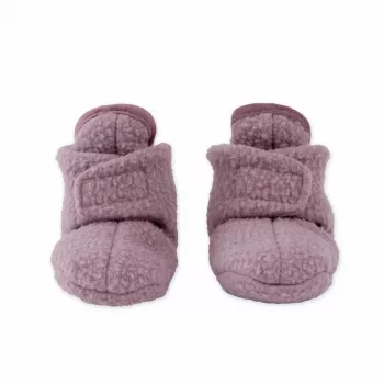 Lodger zapatillas Slipper Teddy para bebé, rosa, 0-3 meses, antideslizantes, polar, unisex