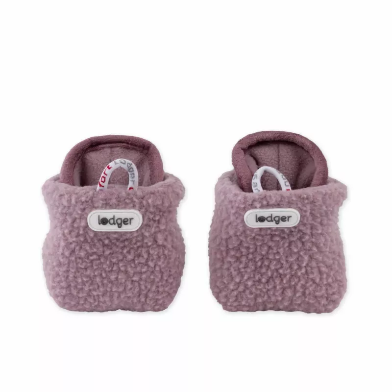 Lodger zapatillas Slipper Teddy para bebé, rosa, 0-3 meses, antideslizantes, polar, unisex