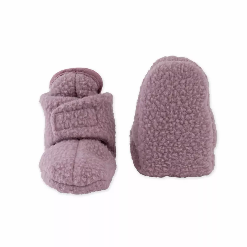 Lodger zapatillas Slipper Teddy para bebé, rosa, 0-3 meses, antideslizantes, polar, unisex
