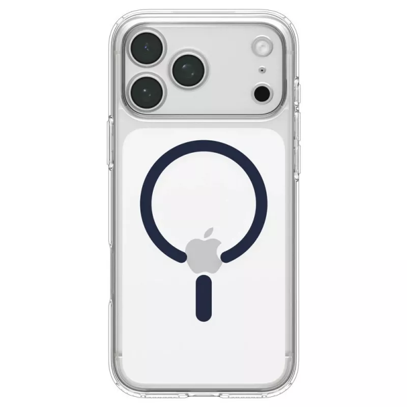 Spigen funda Ultra Hybrid MagSafe para iPhone 17 Pro Max / 18 Pro Max - transparente/azul intenso
