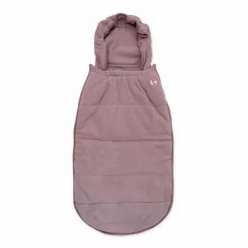 Lodger saco de invierno Mini BunkerTeddy para asientos de coche, rosa