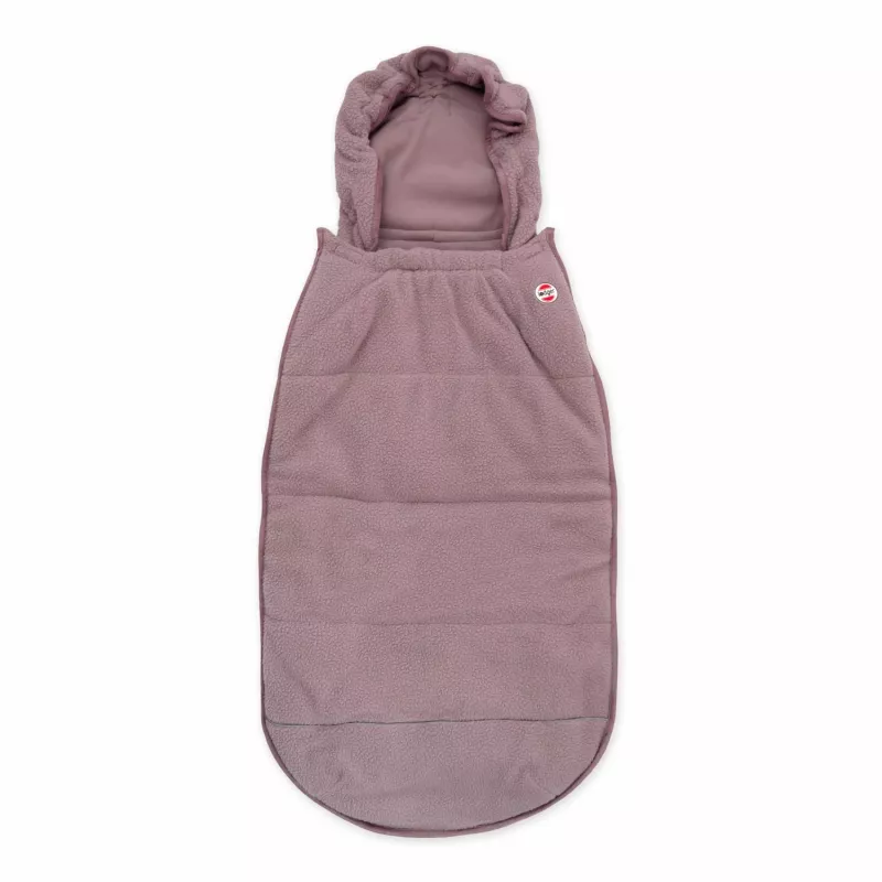 Lodger saco de invierno Mini BunkerTeddy para asientos de coche, rosa