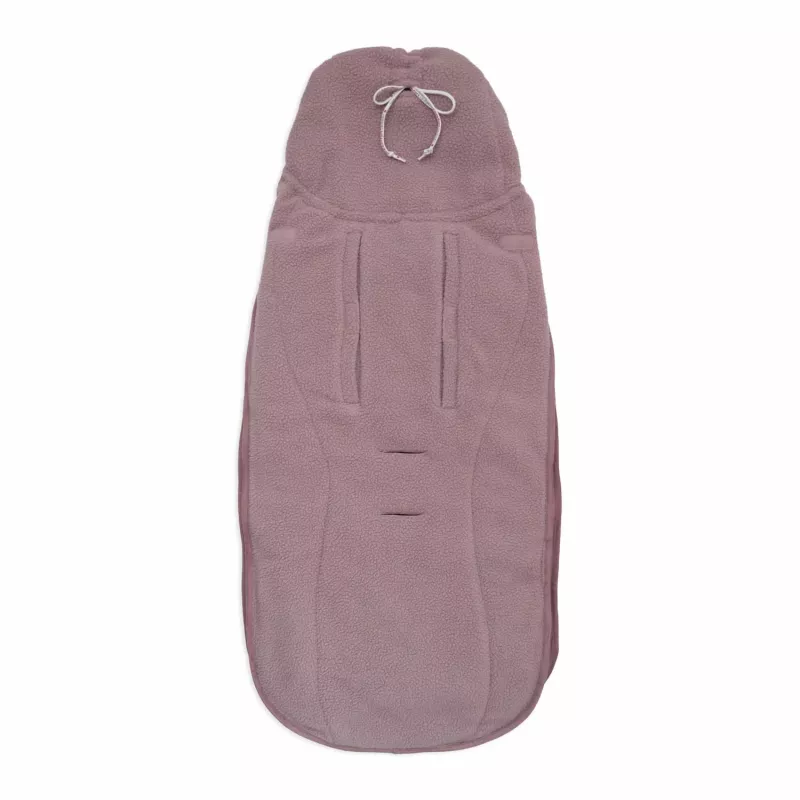 Lodger saco de invierno Mini BunkerTeddy para asientos de coche, rosa