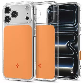 Funda Spigen Ultra Hybrid T Mag MagSafe para iPhone 17 Pro Max / 18 Pro Max – Naranja brillante