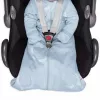 Saco de dormir para bebé Lodger Hopper Matcha Turtle con mangas desmontables, Blue Fogg, 50/62