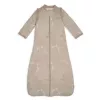 Saco de dormir para bebé Lodger Hopper Matcha Turtle con mangas desmontables, Beige, 68-80 cm