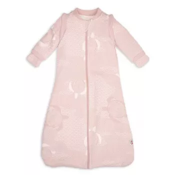 Saco de dormir para bebé Lodger Hopper Matcha Turtle con mangas desmontables, Powder, 50/62