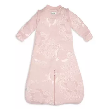 Saco de dormir para bebé Lodger Hopper Matcha Turtle con mangas desmontables, Powder, 50/62