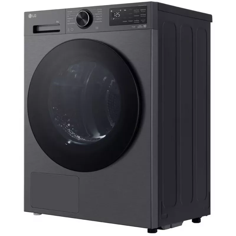 Secadora con bomba de calor LG RT80X7B 8 kg con AI Dry, A+++, pantalla táctil LED, Wi-Fi