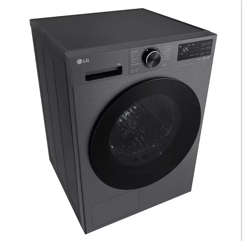 Secadora con bomba de calor LG RT80X7B 8 kg con AI Dry, A+++, pantalla táctil LED, Wi-Fi