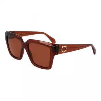 Gafas de sol para mujer Ferragamo SF2014S-232 Havana Marrón degradado 54mm