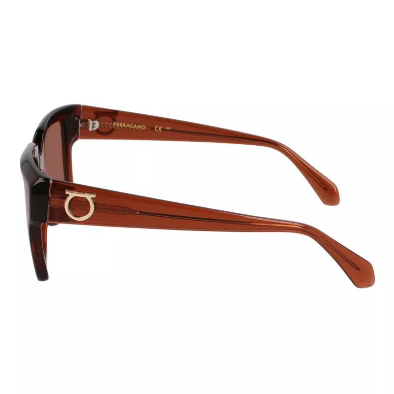 Gafas de sol para mujer Ferragamo SF2014S-232 Havana Marrón degradado 54mm