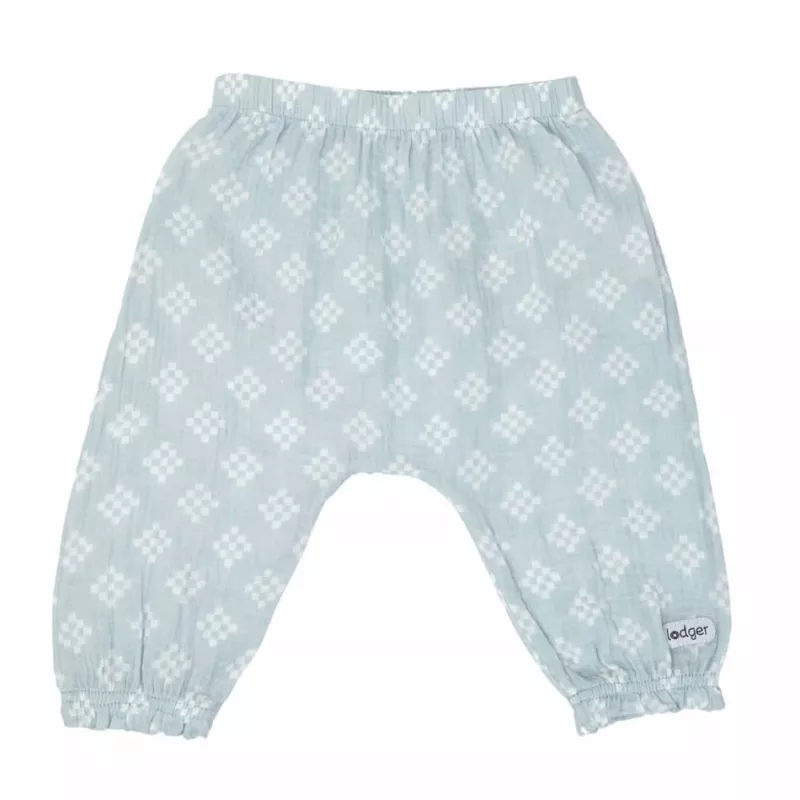 Pantalón hipster para bebé Lodger Hipster Tribe de muselina, Ice Flow, 74 cm