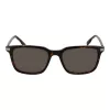Gafas de sol rectangulares para hombre Lacoste L6035S-230, montura Havanna, lentes marrones, 53mm