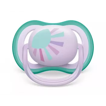 Philips Avent Ultra Air Deco chupete 0-6 meses, niña, pack de 1
