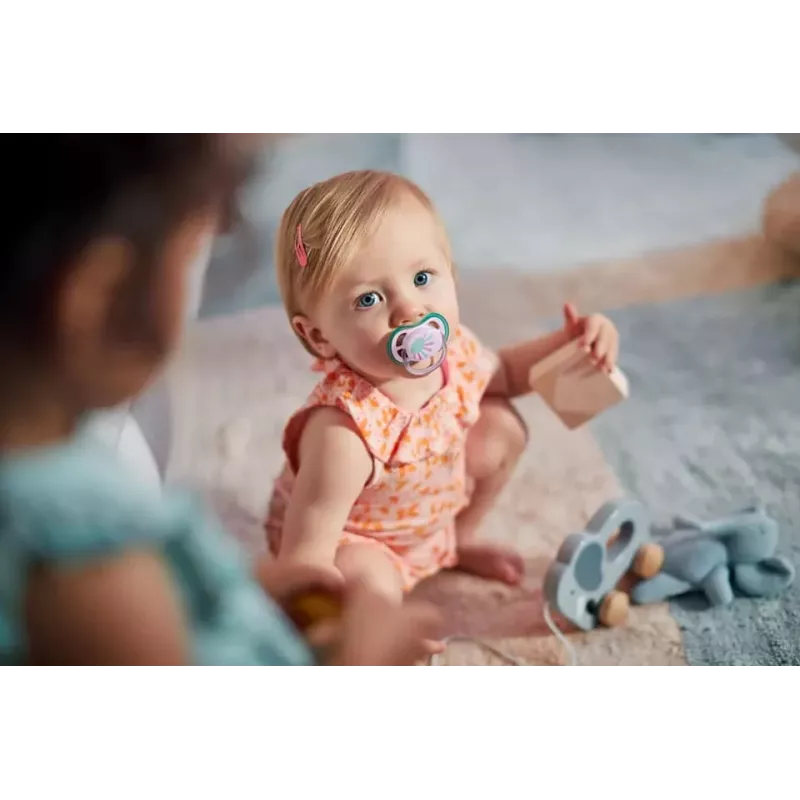 Philips Avent Ultra Air Deco chupete 0-6 meses, niña, pack de 1