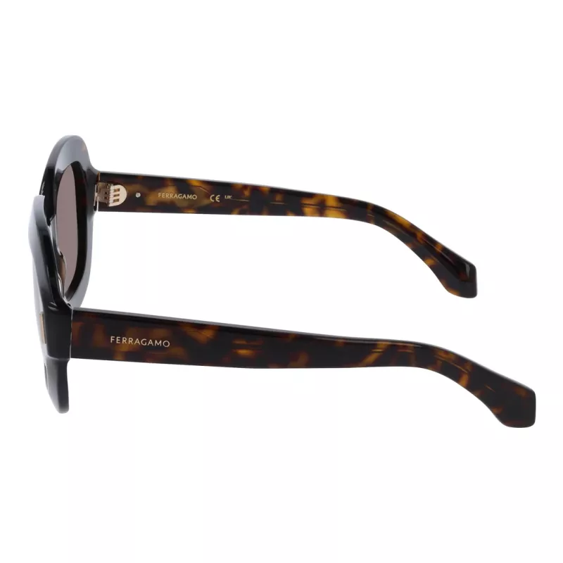 Ferragamo SF2068SE-242 gafas de sol de mujer cat-eye, Havanna/Marrón degradado, 54 mm