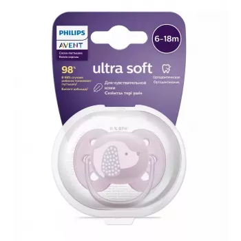 Philips Avent Ultra Soft DECO chupete 6-18 meses, 1 ud., niña