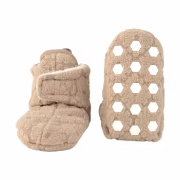 Lodger Slipper Folklore Fleece zapatos para bebé, beige, 12-18 meses