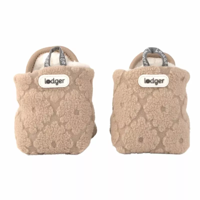 Lodger Slipper Folklore Fleece zapatos para bebé, beige, 12-18 meses