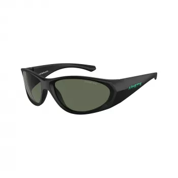 Arnette AN4342 gafas de sol rectangulares, negro mate/gris, 62-17-125 mm AN4342-275871