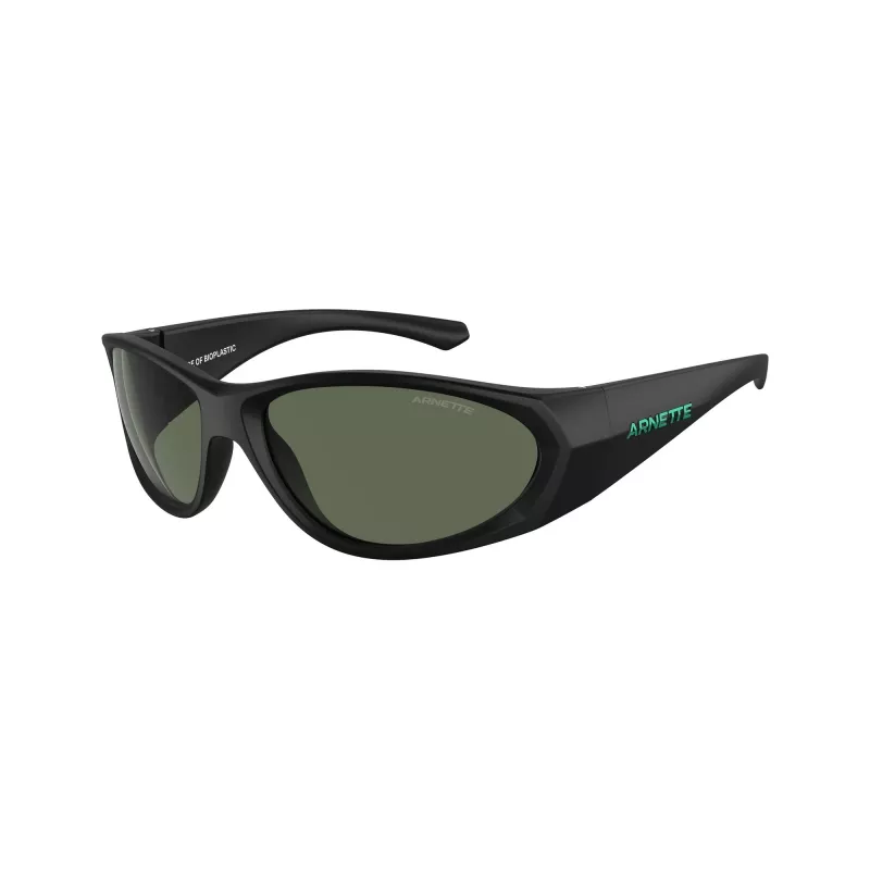 Arnette AN4342 gafas de sol rectangulares, negro mate/gris, 62-17-125 mm AN4342-275871