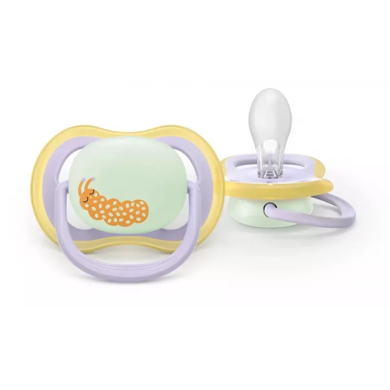 Philips AVENT Ultra Air Night chupete 0-6 meses, pack de 2, brillan en la oscuridad