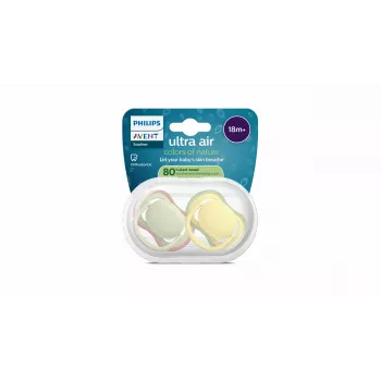 Philips Avent Ultra Air chupete 18+ meses, pack de 2, neutro